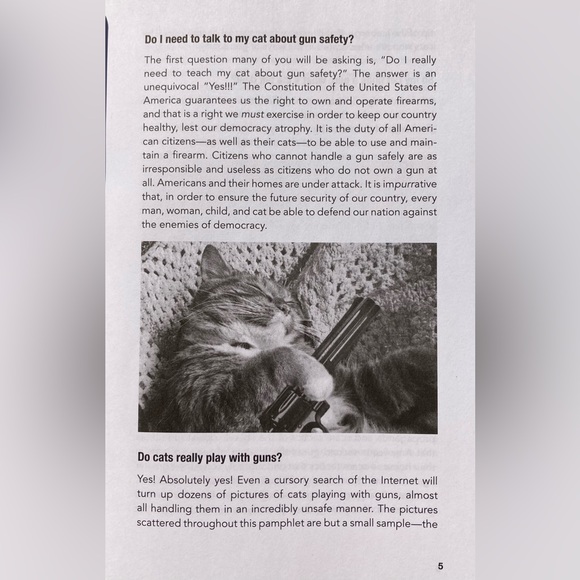 NEW How To Talk To Your Cat About Gun Safety Book - Picture 10 of 11